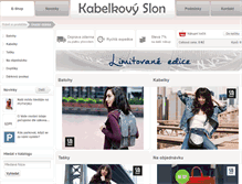 Tablet Screenshot of kabelkovyslon.cz